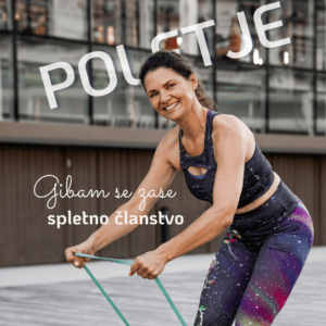 Spletno članstvo Gibam se zase POLETJE 2026 (3 meseci)
