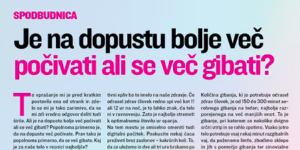 Strokovni prispevek v reviji Suzy