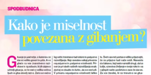 Strokovni prispevek v reviji Suzy